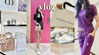 vlog  work, skincare & makeup routine, unboxing golden goose ️ zara & monki haul philippines