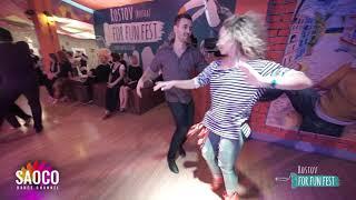 Aram Gulledge and Yuliya Pilipenko Salsa Dancing at Rostov For Fun Fest (Russia), Friday 01.11.2019