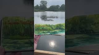 Take a moment to breathe in the fresh plein air! #pleinairpainting #mindfulness #getoutsideandplay