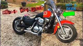 Wrecked Vulcan 1500 Rebuild/Bobber build