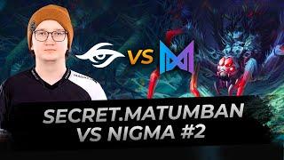 Matumbaman vs Nigma #2 - Broodmother Mid  - Dota 2 Replay