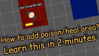 【Modd.io Tutorial #2】Making poison/heal area