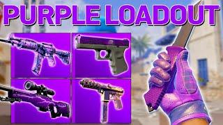 This BUDGET PURPLE Themed CS2 Loadout is INSANE! (Cheap & Expensive)