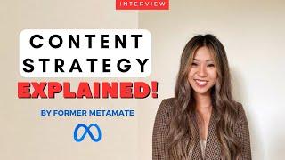 WHAT IS CONTENT STRATEGY AT META? | Day in the Life of a Content Strategist