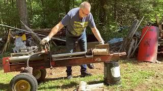 How to Make A Split Cedar log Candle Holder Please Subscribe to Our Chant