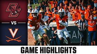 Boston College vs. Virginia Game Highlights | 2024 ACC Football