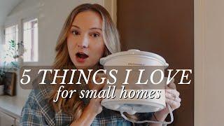 5 Great Items for Small Homes