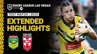 International Extended Match Highlights 2025 | Jillaroos v England | Test Match