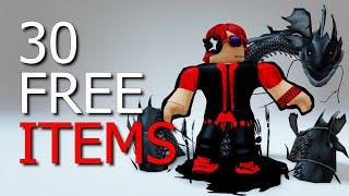 GET 30 ROBLOX FREE ITEMS  2023