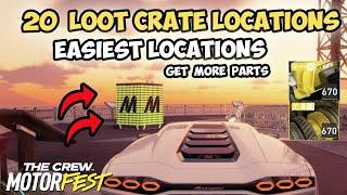 20+ LOOT CRATE TREASURE LOCATIONS (FARM LEGENDARY PARTS) - The Crew Motorfest Guide