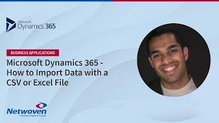 How to Import Data with a CSV or Excel File in Dynamics 365