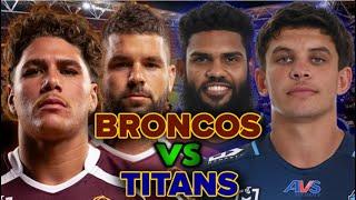 Brisbane Broncos vs Gold Coast Titans | NRL - Round 14 | Live Stream Commentary
