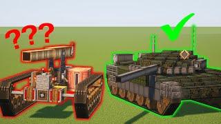 How To Make A Working Minecraft Tank (2024)