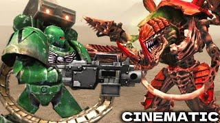 Space Marines vs Tyranids - Cinematic - Men of War: Warhammer 40k Mod