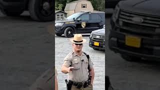 MORON TROOPERS CHEWED OUT AND DISMISSED....ATTEMPTED TRESPASS..SHAUN PORTER HAGERSTOWN MD