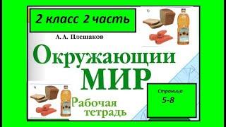 Окружающий мир  рабочая тетрадь 2 класс. Если хочешь быть здоров