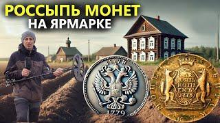 ОНИ ПОСЫПАЛИСЬ ИЗ ЯМЫ КОГДА КОПНУЛ ЛОПАТОЙ. Коп поиск монет 2024