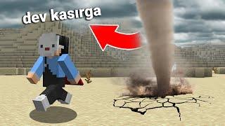 Minecraft'ı Bitiriyoruz ama DEV KASIRGAYA Karşı...