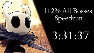 Hollow Knight 112% All Bosses NMG Speedrun - 3:31:37