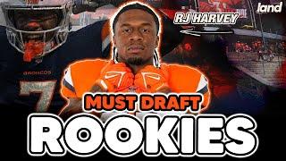 10 Rookies YOU NEED in Fantasy Football this year!
