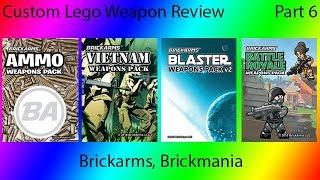Custom Lego Weapons Review: Brickmania Brickarms Part 6