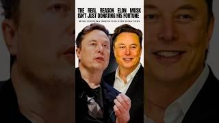 The Real Reason Elon Musk Isn’t Just Donating His Fortune #elonmusk #tesla #spacex