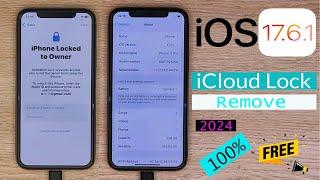 iCloud Activation Lock Remove !! iOS 17.6.1 !! Without Registered Serial Or IMEI !! 100% Success !!