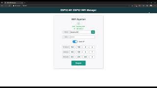 ESP32 #01 WiFi Manager