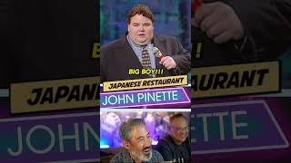 JOHN PINETTE  HATES SUSHI!   #shorts #reaction #comedy #funny #lol #best #Japan 