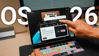 I try iPadOS 26 - a creators dream?