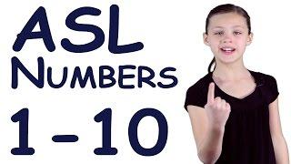 ASL Numbers 1-10 | Sign Language