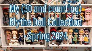 My (30 and counting) Blythe Doll Collection - Spring 2024