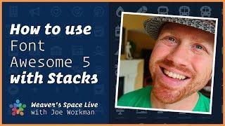 How to use Font Awesome 5 in your websites using Stacks