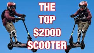 Electric Scooter Review & TACOS!   Kaabo Mantis King GT  500 mile review & close look