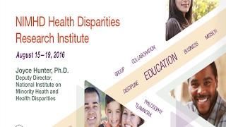 Dr. Joyce Hunter states the significance of NIMHD’s new Health Disparities Research Institute