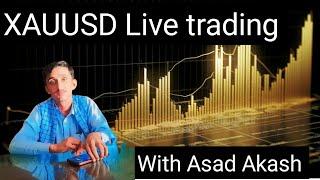 Asad Akash forex live session 207|Xauusd Live trading new strategy explain |forex to live trading!!