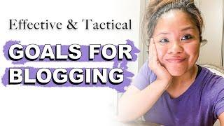 Blog Goal Tracking - Effective and Tactical Tips from a Real Blogger (Food and Lifestyle Niche)