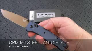 BENCHMADE BAILOUT BLUE KNIFE 537FE-02 CRATER BLUE