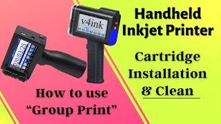 Handheld Inkjet Printer | Portable Inkjet Printer