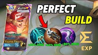 PAQUITO NEW PERFECT BUILD FOR EXP LANE (Auto Win!!!) - Mobile Legends