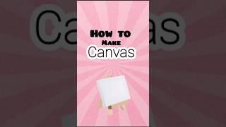 how to make Canvas art Home  || #howtomake #canvas #diycrafts #diy #helpful #shorts #youtubeshorts