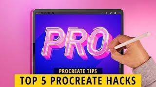 Top 5 Procreate Hacks That Will Blow Your Mind!!! // Ghost Paper