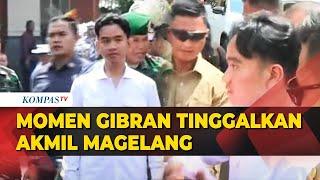 Wapres Gibran Sapa Warga saat Tinggalkan Akmil Magelang usai Pembekalan Kabinet Merah Putih