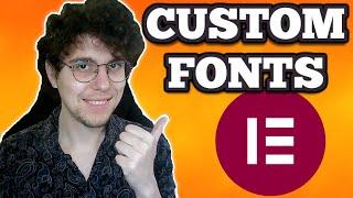 How To Add Custom Fonts In Elementor