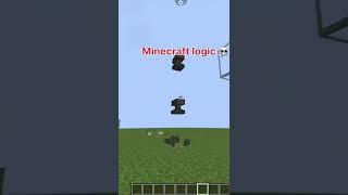 Minecraft logic #minecraft #channel #comedy #gaming