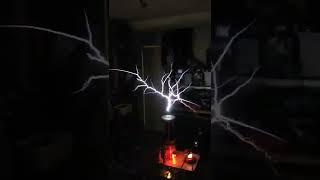 Vacuum tube Tesla coil with Japanese 5kw triode 