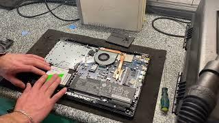 Ноутбук Lenovo, замена SSD на новый SSD