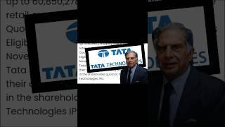 Tata Technologies IPO Shareholder Category | Tata Tech IPO  #tatatechnologies