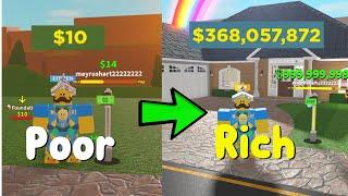 Went From Poor Noob To Richest Player In Home Tycoon 2.0 Roblox! On Leaderboard