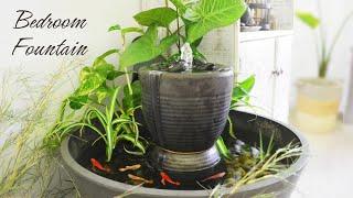 DIY Guppy Water Fountain Mini Pond/ Low Tech DIY, Home Decoration